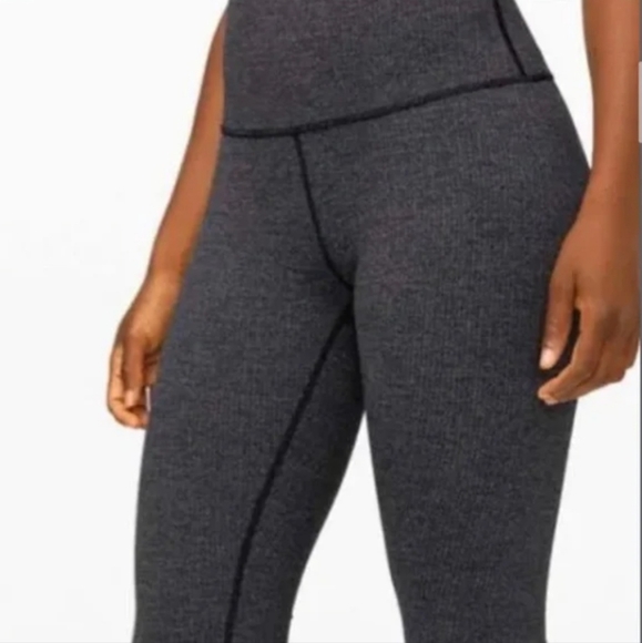 💥Lululemon Wunder Under Leggings Heathered Herringbone - Picture 3 of 8